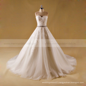 Shenzhen satin wedding dress bridal dress manufacture china